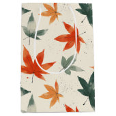 Najaar leves Pattern Medium Cadeauzakje (Voorkant)