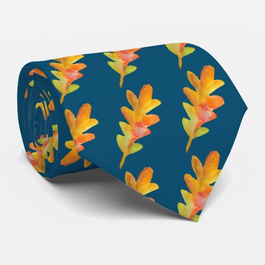 Najaar leves Pattern Stropdas (Opgerold)