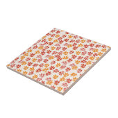 Najaar leves Pattern Tegeltje (Zijkant)