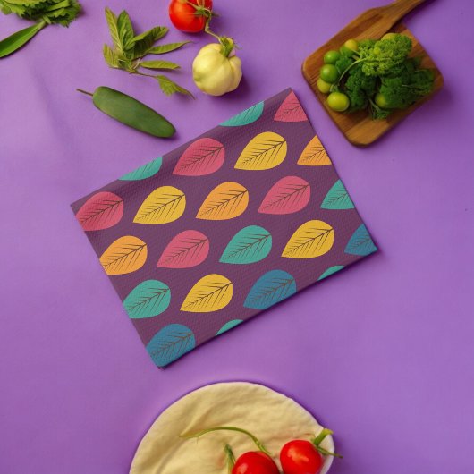 Najaar leves Pattern Theedoek