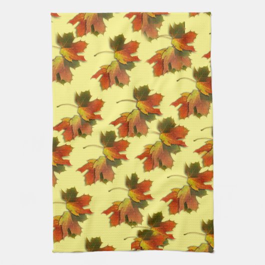 Najaar leves Pattern Theedoek (Verticaal)