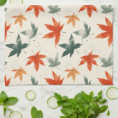 Najaar leves Pattern Theedoek (Gevouwen)