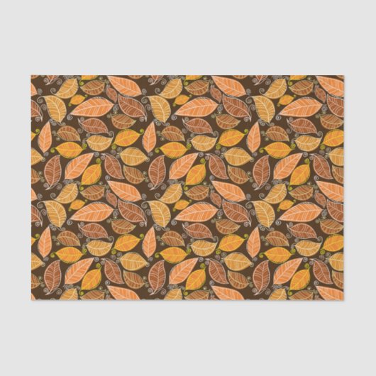 Najaar leves Pattern Tissuepapier (Voorkant)