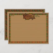 Najaar Ontvankelijke kaarten (Voorkant / Achterkant)