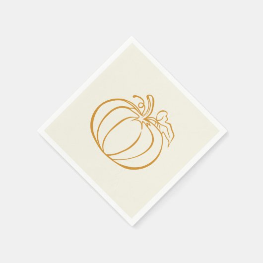 Najaar ontwerp Herfst Pumpkin-Thanksgiving Servet (Hoek)