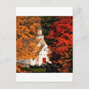 Najaar piek kleur Vermont Briefkaart