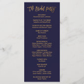 Najaar programma Floral Wedding (Achterkant)