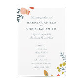 Najaar programma Floral Wedding