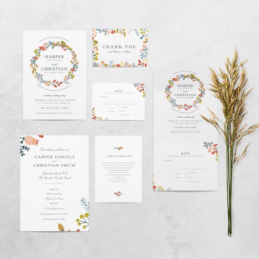 Najaar programma Floral Wedding