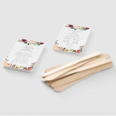 Najaar programma Floral Wedding Handwaaier (Niet-gemonteerd)