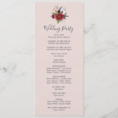 Najaar programma van de bruiloft van de tuin (Achterkant)