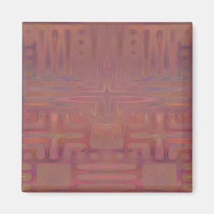 Najaar Show Wijn gekleurd Abstracte Magnet Magneet
