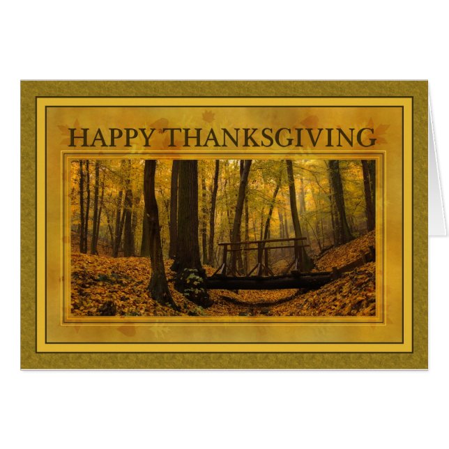 Najaar Thanksgiving Bossen (Voorkant Horizontaal)