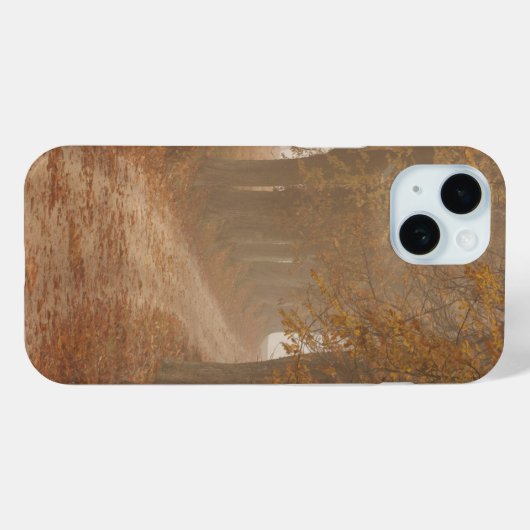 Najaar Trees Woodland Path Case-Mate iPhone Case (Achterkant (horizontaal))