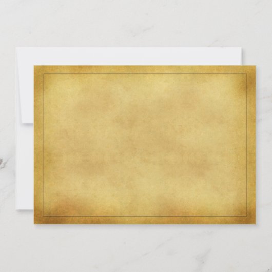 najaar uitnodiging tot het uitzenden van Floral W (Achterkant)