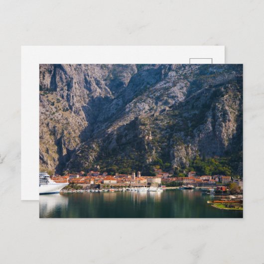 Najaar Uitzicht Kotor, Montenegro Briefkaart (Voorkant / Achterkant)