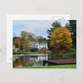 Najaar Upstate NY Briefkaart (Voorkant / Achterkant)