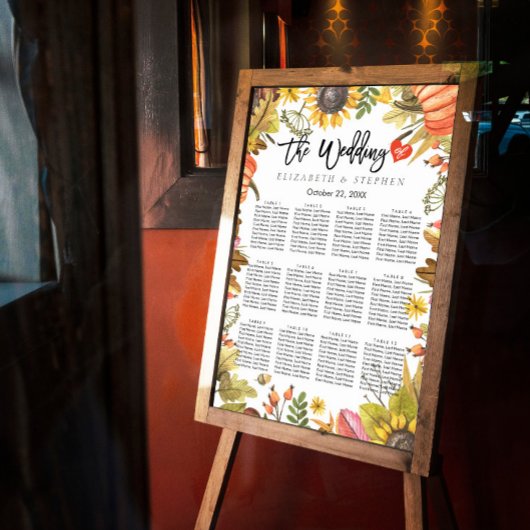 Najaar van de herfst van de weduwenkast poster