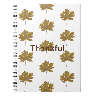 Najaar verlaat waterverf Spiral Foto Notitieboek