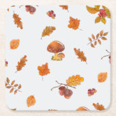 najaar vierkante kartonnen onderzetter (Voorkant)