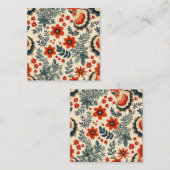 najaar vierkante visitekaartje (Voorkant / Achterkant)