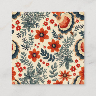 najaar vierkante visitekaartje