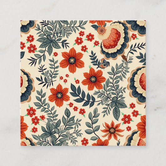 najaar vierkante visitekaartje (Voorkant)