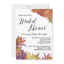 Najaar Waterverf  leves Wedding Vrijgezellenfeest