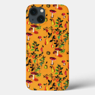 najaar Waterverf van paddenstoelen uit de bosbouw iPhone 13 Hoesje