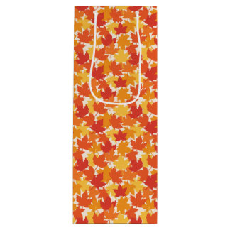 Najaar worden kleuren afgekleed wijn cadeautas