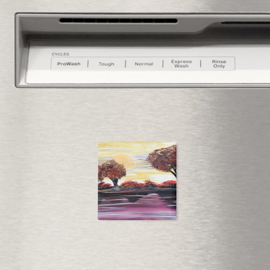 Najaar zonsondergang magneet (Insitu (Vaatwasser))