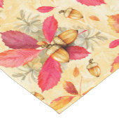 Najaarblad patroon korte tafelloper (Hoek)