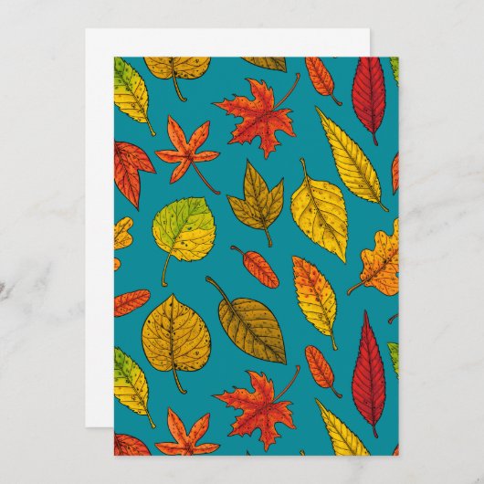 Najaarbladeren (Voorkant / Achterkant)