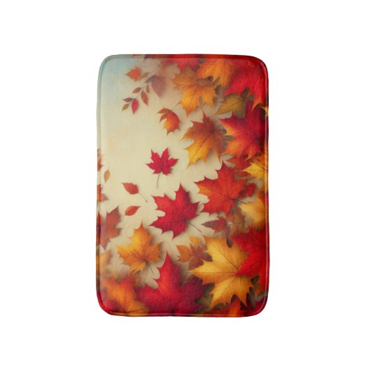 Najaarbladeren Badmat (Voorkant Verticaal)