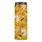 Najaarbladeren in cartoon stijl naadloos patroon thermosbeker (Achterkant)