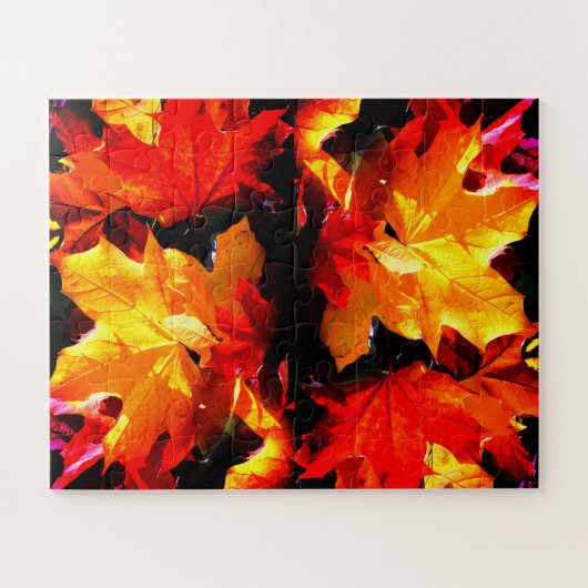 Najaarbladeren Legpuzzel (Horizontaal)