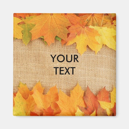 Najaarbladeren Magneet (Voorkant)