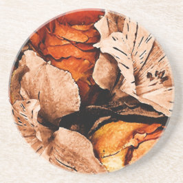 Najaarbloemen Zandsteen Onderzetter