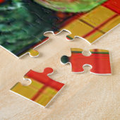 Najaardeklaag van Antiek schilderende pompoen Legpuzzel (Zijkant)