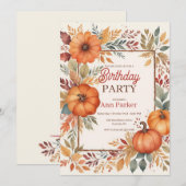 Najaarkleuren Kaart (Voorkant / Achterkant)