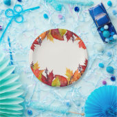 Najaarkleuren Papieren Bordje (Feest)