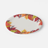 Najaarkleuren Papieren Bordje (Gekanteld)