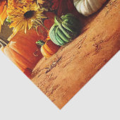 Najaarluiers en zonnebloemen tissuepapier (Detail)