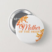 Najaarmoeder van de Bride Ronde Button 5,7 Cm (Voorkant /achterkant)