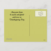 Najaarpad in het Briefkaart Thanksgiving bos (Achterkant)