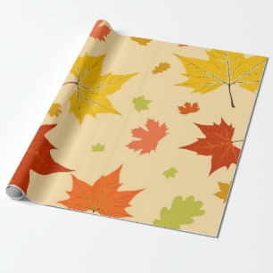 Najaarpatroon Cadeaupapier