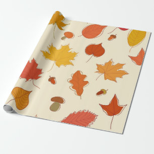 Najaarpatroon Cadeaupapier