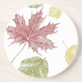 Najaarpatroon Zandsteen Onderzetter