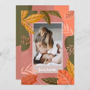 Najaars Aankondigingen van de Foto Birth