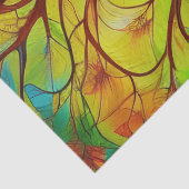 Najaars bladeren boom van leven tissuepapier (Detail)